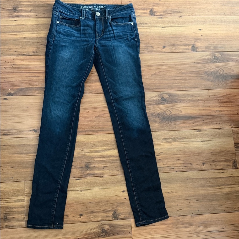 American Eagle Outfitters Women's Deep Indigo Skinny Jeans